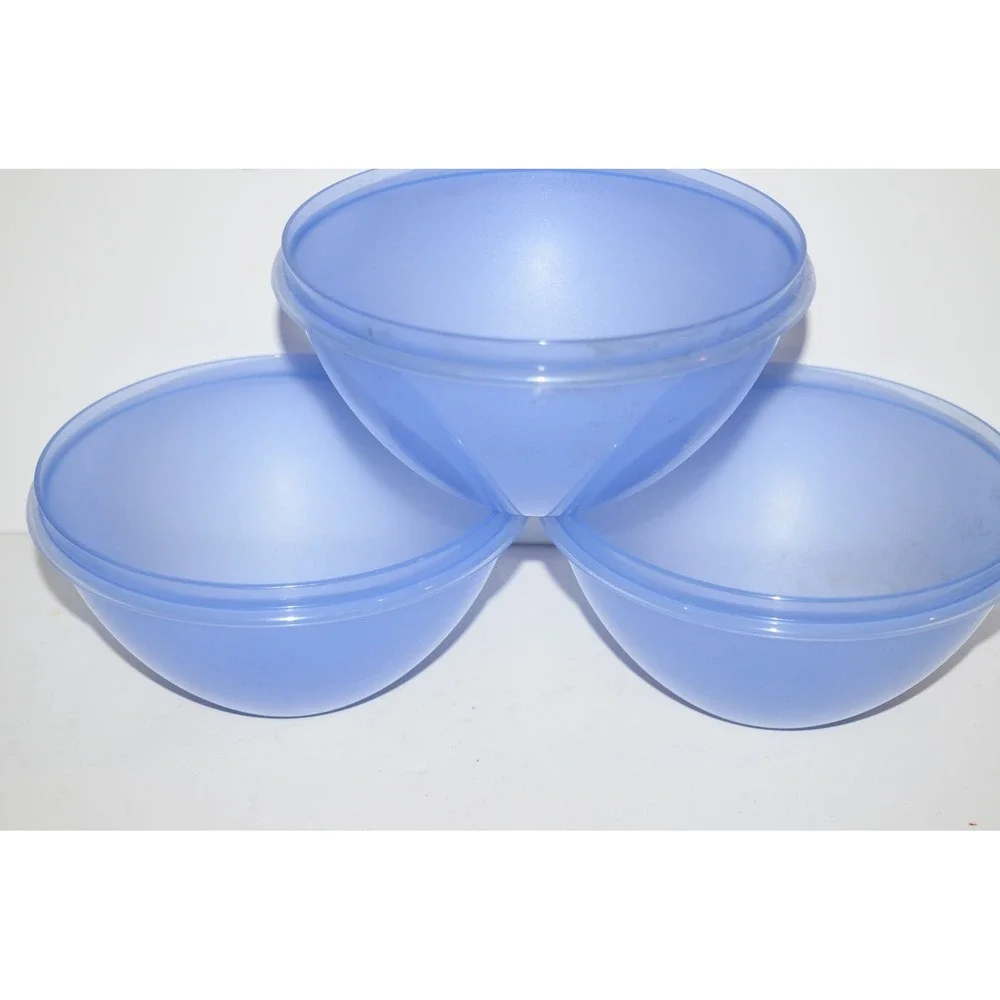Tupperware Blue Wonderlier Bowl set   234 -11  3 pc NO lids